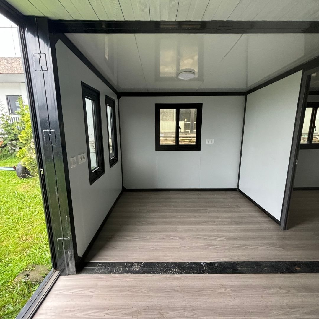 Conteneur mobile Tiny House 2 pièces de 35m2 maison préfabriquée pliable et mobile – Image 4