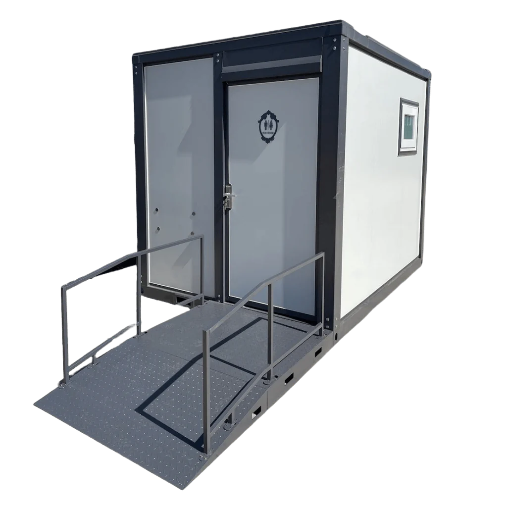 Conteneur 10 pieds Toilettes portatives accessibles aux personnes handicapées – Image 10