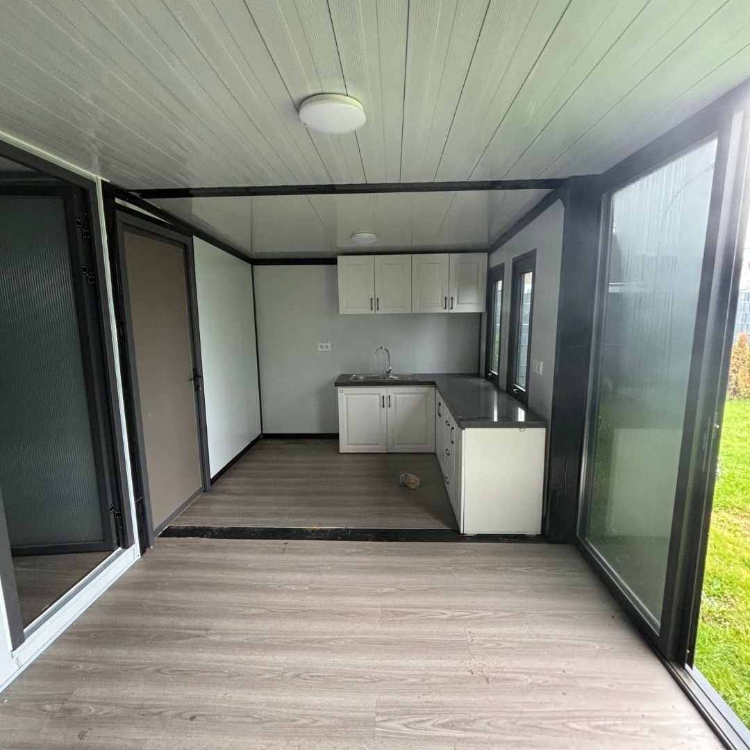Conteneur mobile Tiny House 2 pièces de 35m2 maison préfabriquée pliable et mobile – Image 3