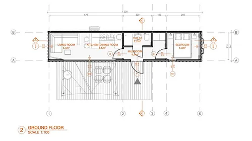 Conteneur Maison de 30 m² en Standard Clé en Main – Image 2