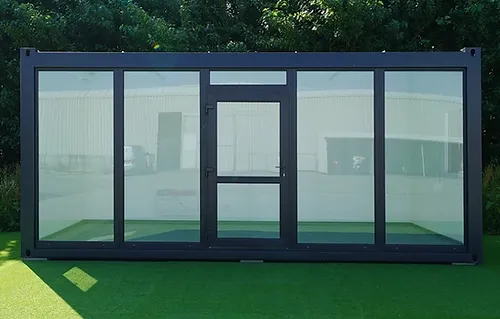 Container 6x3 Mètres avec Paroi Vitrée Ral 7016 – Image 6