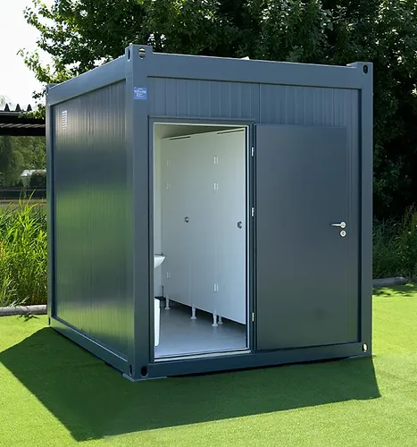 Container Sanitaire (2,98 x 2,43) Toilettes (2x), Lavabo (2x), Urinoirs (2x) – Image 7