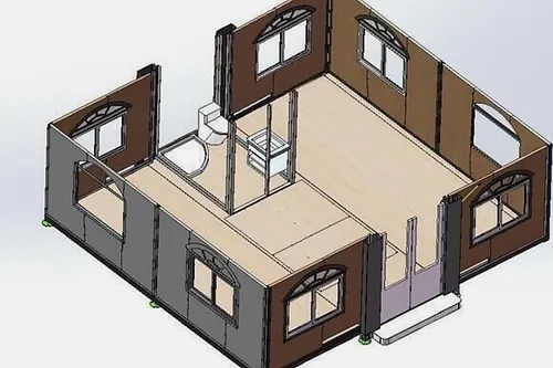 Conteneur Mobile Tiny House Deluxe avec Cuisine – Image 2