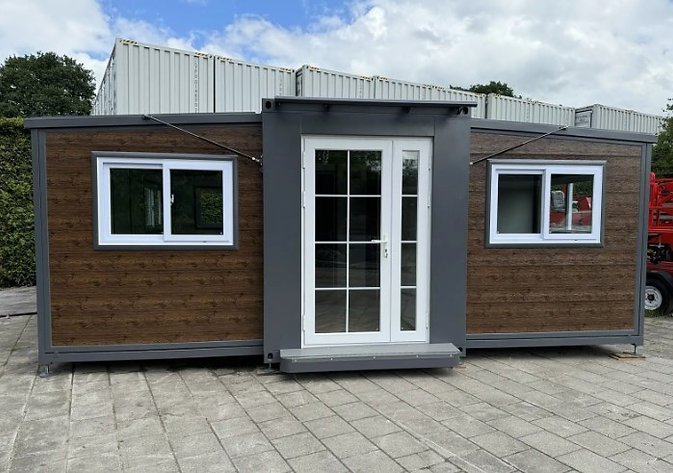 Conteneur Mobile - Tiny House avec Deux Chambres et Cuisine