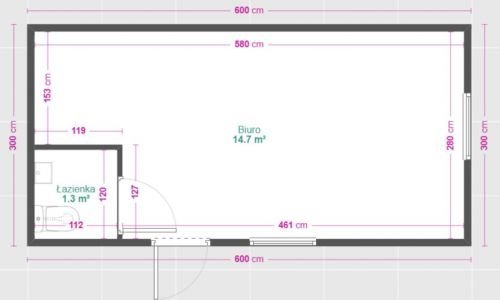 Container de bureau de 18 m² avec toilettes – Image 8