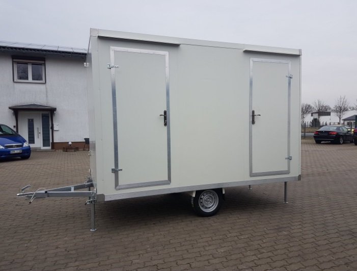 Remorque Sanitaire avec toilette double 3,50x2M 750KG – Image 13