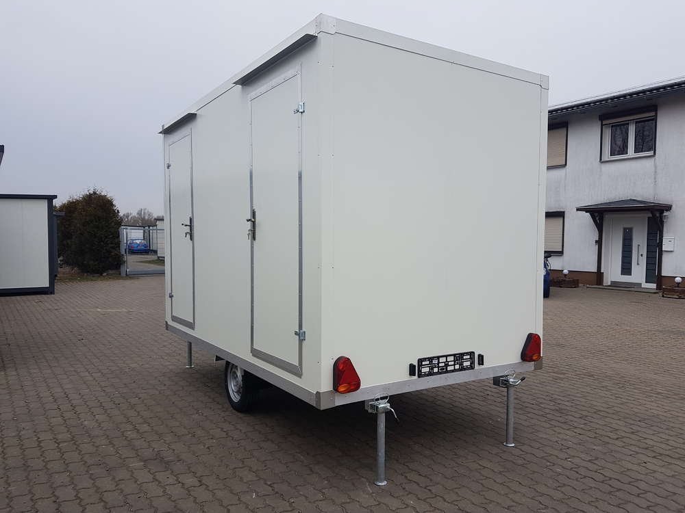 Remorque Sanitaire avec toilette double 3,50x2M 750KG – Image 6