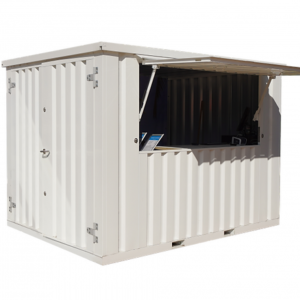 Container Bar pliable XL 4 x 2 mètres RAL 9016