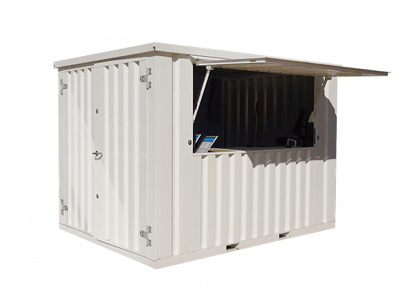 Container Bar pliable XL 4 x 2 mètres RAL 9016