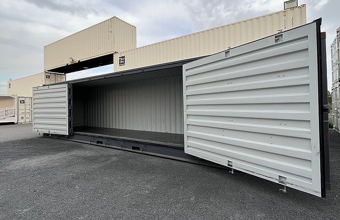 Container maritime 40′ HC OPEN SIDE 1er voyage