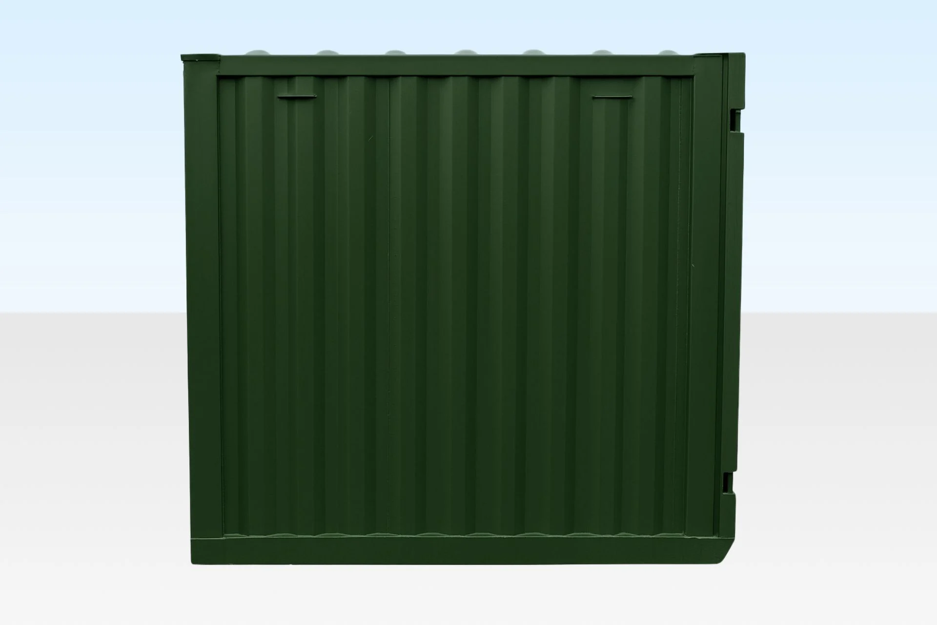 Conteneur de stockage 6 pieds Vert neuf (RAL 6007) – Image 3