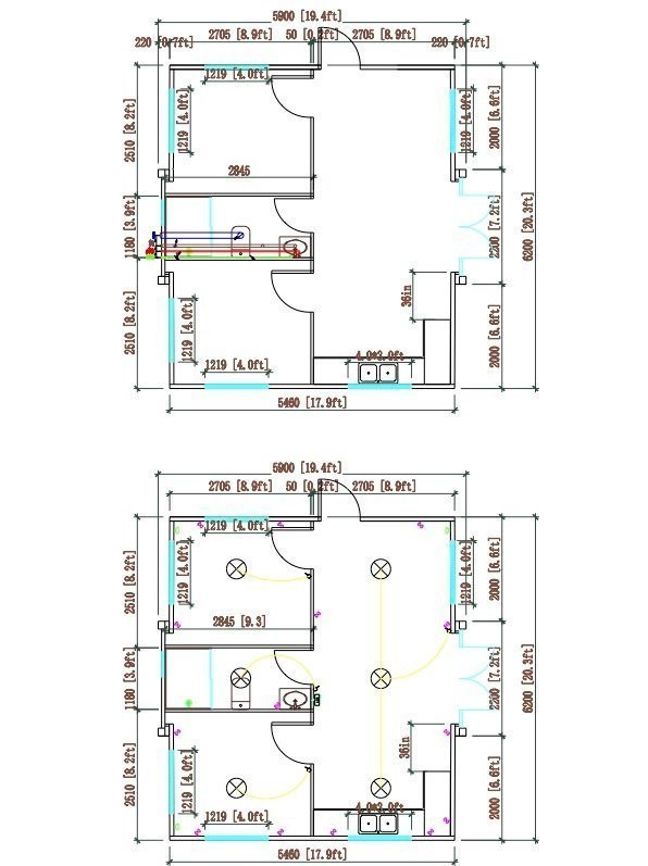 Conteneur mobile Tiny House 2 pièces de 35m2 maison préfabriquée pliable et mobile – Image 12