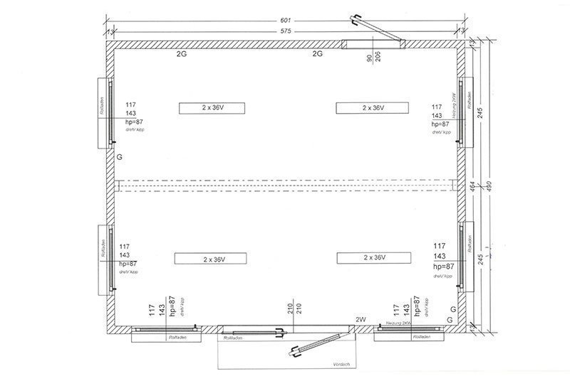 Conteneur de vente VP2 (29,4m²) avec équipement standard – Image 5
