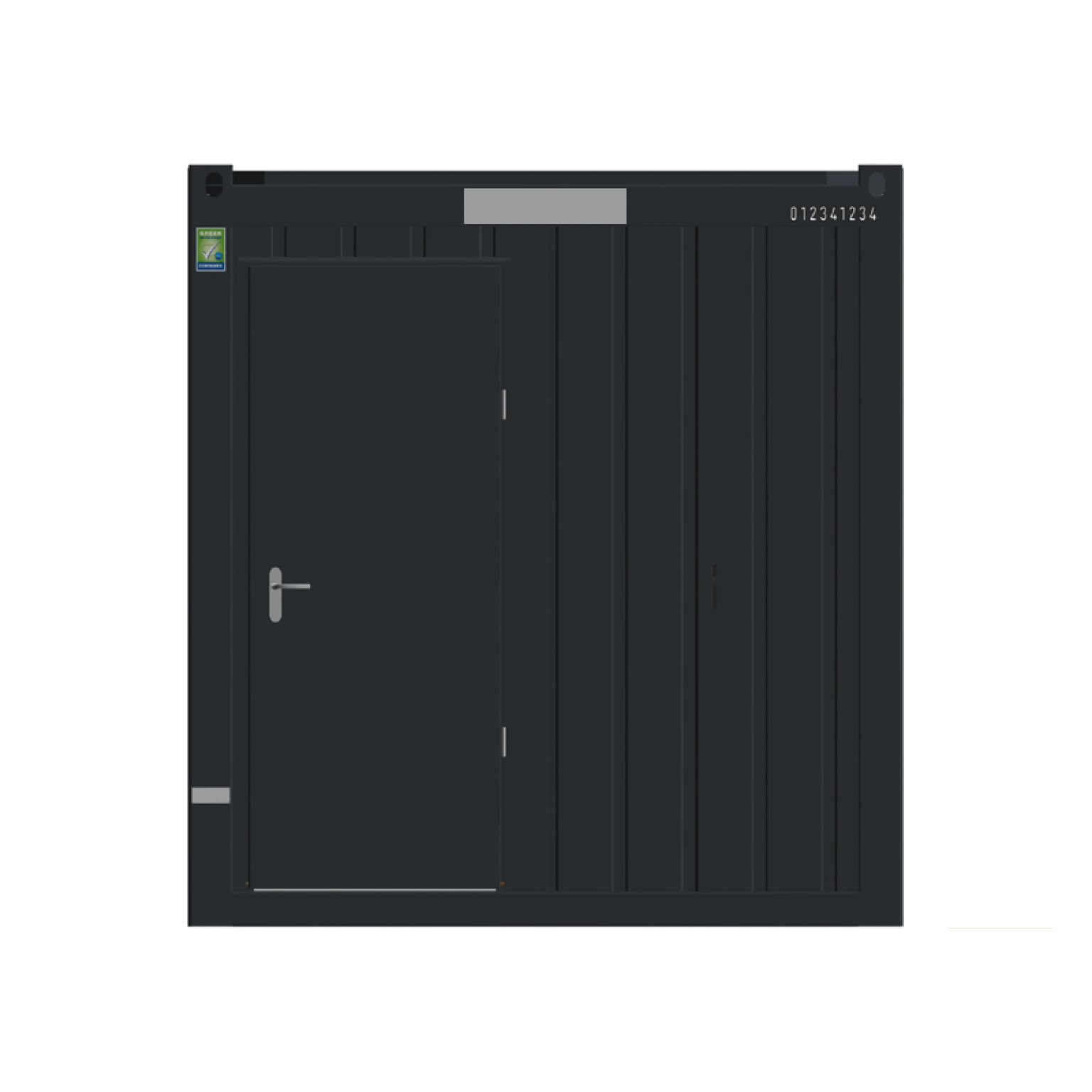 Conteneur Bureau de 10 pieds Bleu RAL 5010 – Image 4