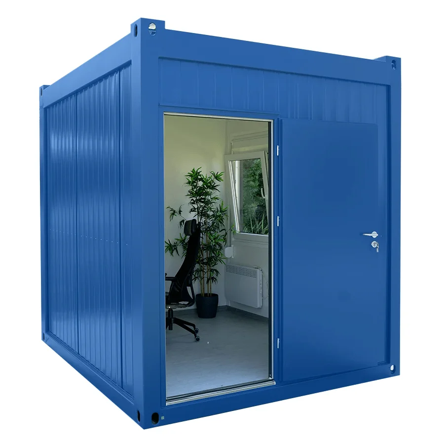 Conteneur Bureau de 10 pieds Bleu RAL 5010 – Image 7