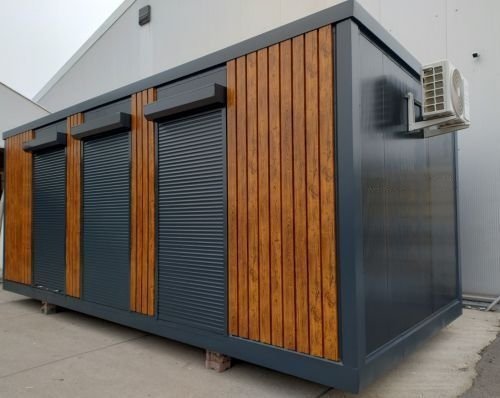 Container de bureau de 21 m² avec WC et kitchenette – Image 5