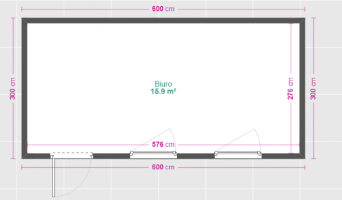 Conteneur de bureau Pavillon de 18 m² – Image 4