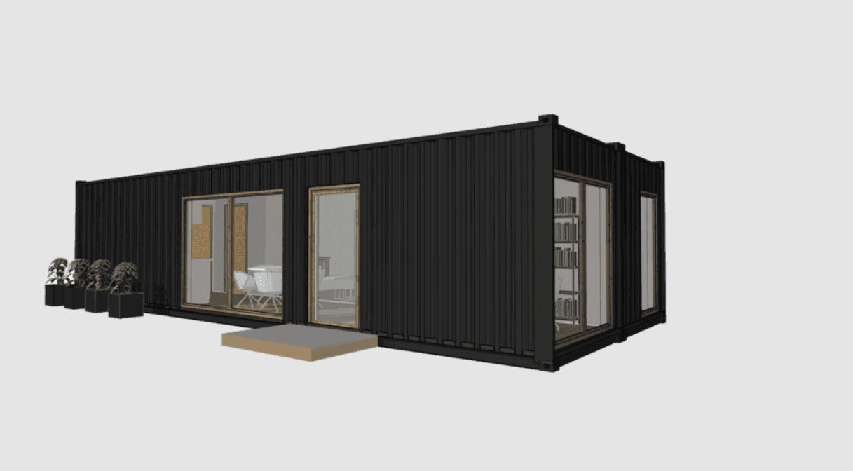 Maison conteneur habitable toute l’année – 56 m², 4 chambres, clé en main – Image 4