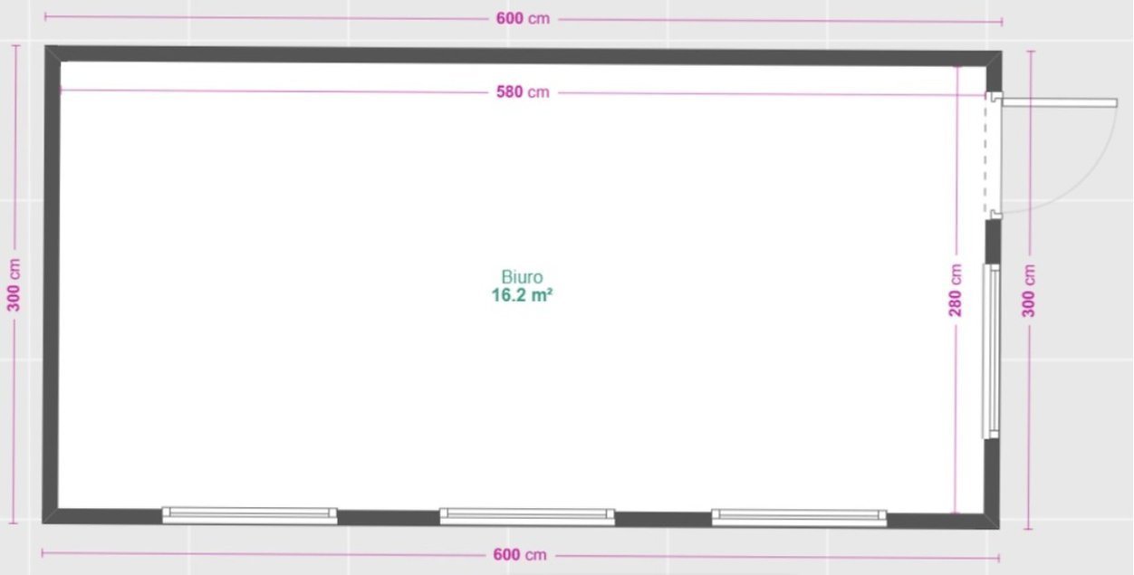 Conteneur de bureau 18 m² — 6,00 × 3,00 × 2,80 m – Image 3