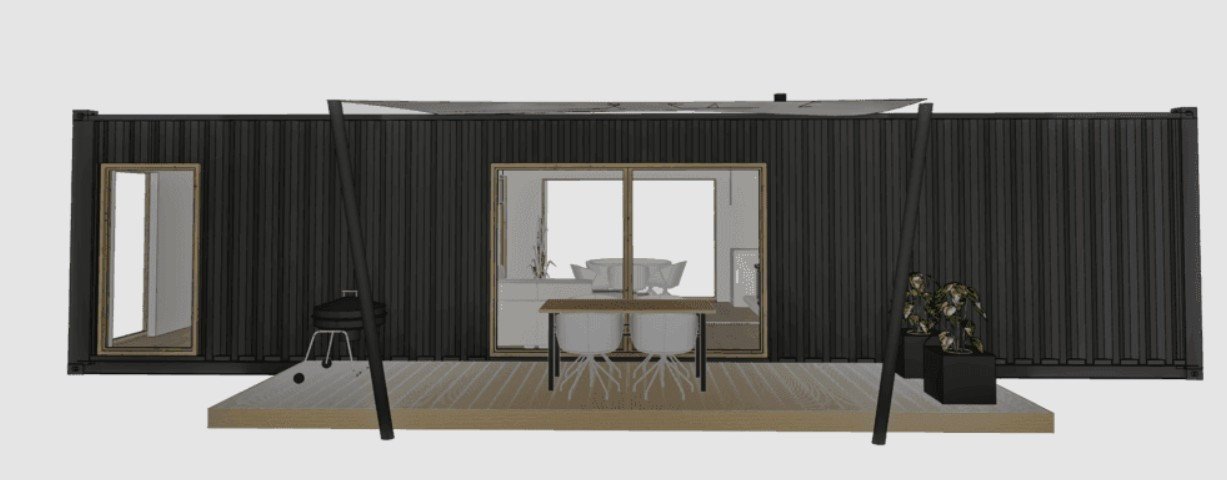 Maison conteneur habitable toute l’année – 56 m², 4 chambres, clé en main – Image 12