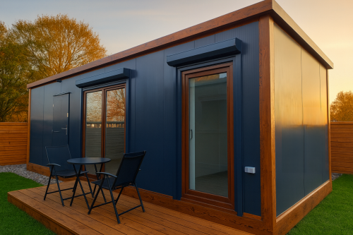 Conteneur maison habitable toute l'année modèle A de 18 m²