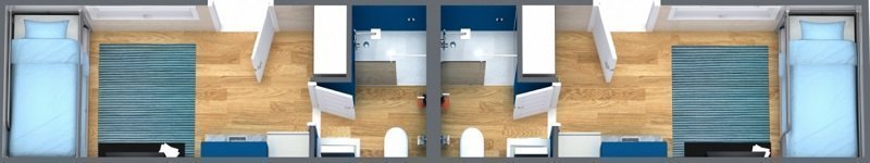 Studio conteneur 40' aménagé habitable – Image 21